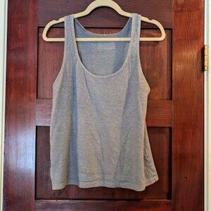 Medium Dusk Bohemian Folk Racerback Tank Top Jersey Hemp Cotton Blend